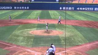 【横浜高校 伊藤将司】神奈川県夏季大会準々決勝vs相模原 新井慎也 第1打席