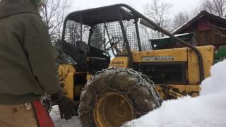 Skidder cold start