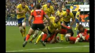 Rugby TOP14  Semi Final 2010 -2- Clermont vs Toulon  : Highlights of the  2sd HT