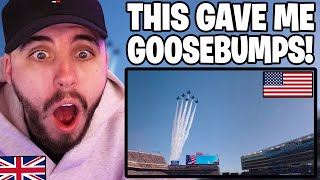Brit Reacts to US Military Flyovers!