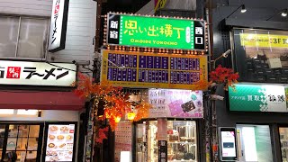 Dec. 6, 2022 (Part 1): 新宿・思い出横丁 (Shinjuku Omoide Yokocho or District of Memories) Walking Tour