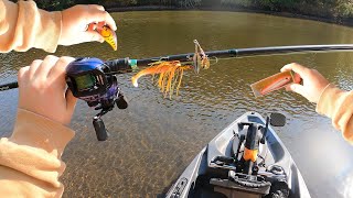 Fishing ORANGE lures for Smallmouth!