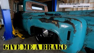 Will new Brakes help this Bagged Chevy C10???