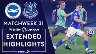 Brighton v. Everton | PREMIER LEAGUE HIGHLIGHTS | 4/12/2021 | NBC Sports