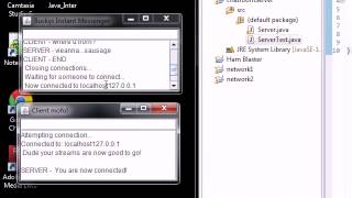 Intermediate Java Tutorial 59 Running Buckys Instant Messenger! YouTube