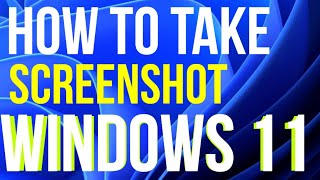 How To Take screenshot on Laptop Windows 11 - [FIXED]