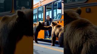 Animals Warning Signal 🚦 To Human Being #bear #animals #wildlife #loyal #rescue