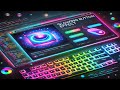 ASMR Coding - Create Glowing Button Effects with HTML & CSS - No talking