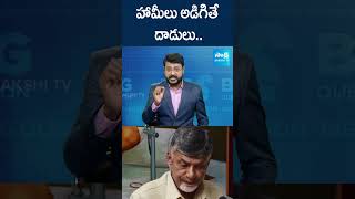 హామీలు అడిగితే దాడులు #chandrababu #supersix #tdp #thallikivandanam #ytshorts #shorts @SakshiTV