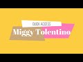 Quick Access To Miggy Tolentino's Vaccination | All Access To Artists