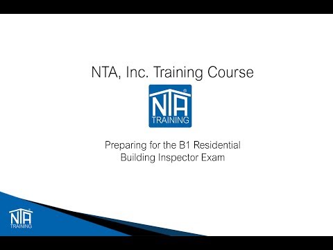 Studying for the ICC B1 Residential Building Inspector Video Studying for the ICC B1 Residential Building Inspector Video