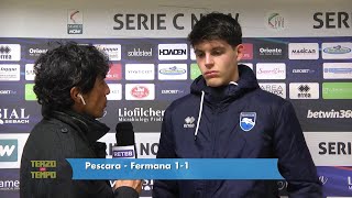 Pescara - Fermana 1-1 Squizzato: "Dopo il gol ci siamo abbassati troppo"