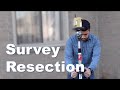 Resection Method in Surveying