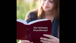 നിൻ വചനം ധ്യാനിക്കുമ്പോൾ/Nin Vachanam Dhyanikumbol/Christian Malayalam status song