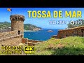 4K Tossa de Mar (Catalonia, Spain) Walking Tour • May 2022