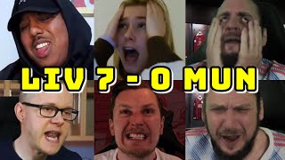 BEST COMPILATION | LIVERPOOL VS MAN UNITED 7-0 | PART 1 | LIVE WATCHALONG REACTIONS | FANS CHANNEL