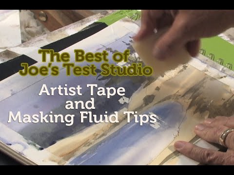 Masking Fluid And Artist Tape Tips From "Cheap" Joe Miller - YouTube