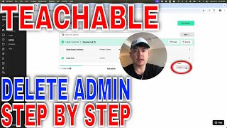 ✅ How To Delete Remove Admin In Teachable 🔴