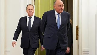 وزير خارجية مصر من موسكو:  الدول العربية عرضت الوساطة بين روسيا وأوكرانيا