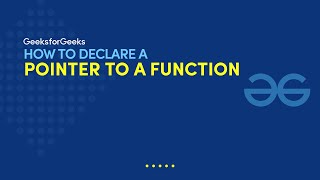 How to declare a pointer to a function? | GeeksforGeeks GATE