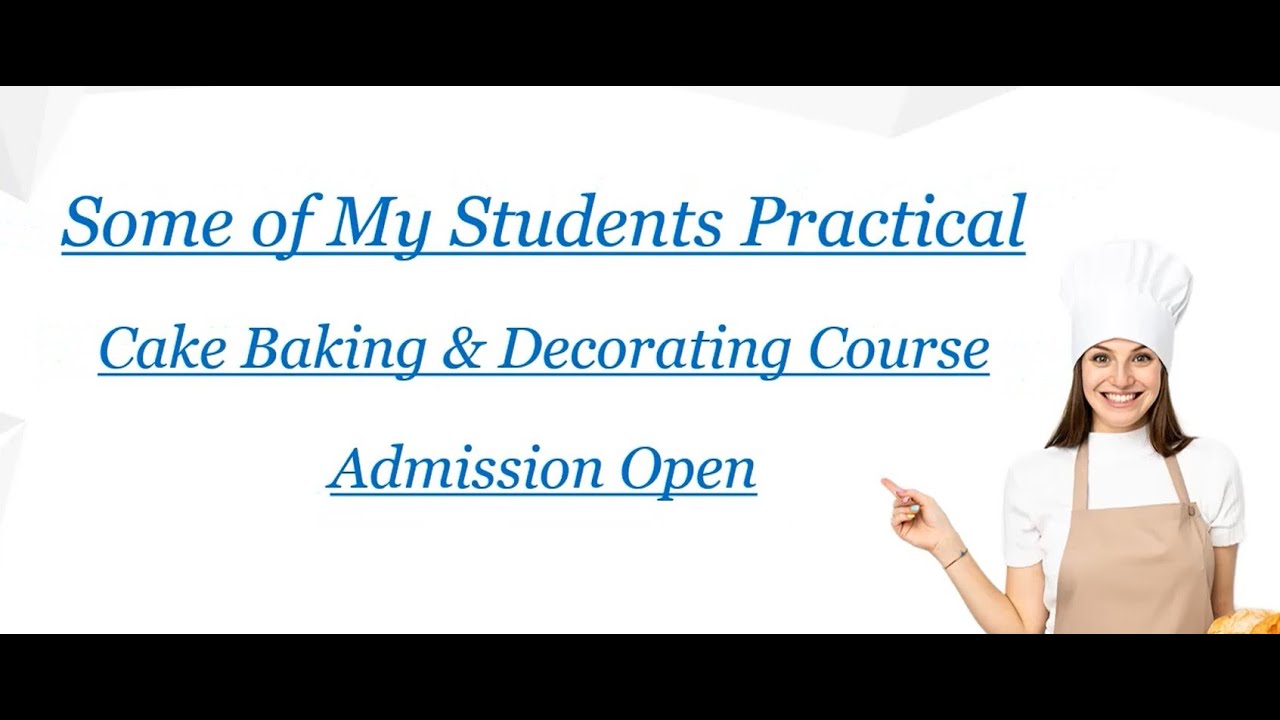 Cake Baking Course Students Practical Youtube