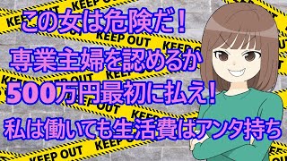 【修羅場　婚活】言ってる意味がわかりません！　婚活男性が真剣交際に進んだ女性から提案された内容に驚愕！　婚活女性「専業主婦を認めるか？500万円最初に払ってね♪」　←奴隷が欲しいのか？ｗ【結婚相談所】