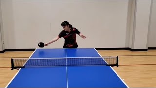 Butterfly Training Tips with Alexus Lee - Forehand Flip, and Forehand Loop