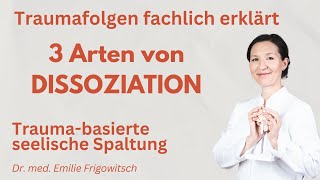 Dissoziationen / pDIS/DIS: Peritraumatische vs. posttraumatische vs. strukturelle Dissoziation 🫣⚡️