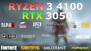 Ryzen 3 4100 + RTX 3050 | 15 Games Tested