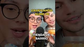 MI AMIGO DAÑO EL MICRÓFONO CON SLIME? #asmr CALIFICANDO SLIME #shorts #asmrvideo #viral