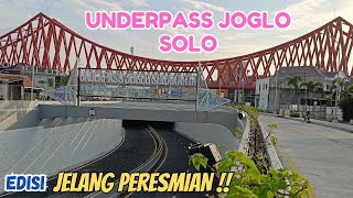 SIAP DIBUKA UNDERPASS JOGLO SOLO ⁉️