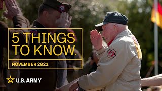 5 Things to Know | November 2023 | U.S. Army