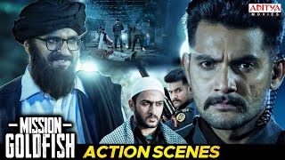 Mission Gold Fish Movie Action Scenes | Aadi Saikumar, Sasha Chettri | Aditya Movies