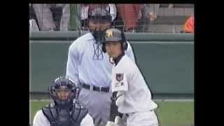 阪神タイガース　上本博紀　広陵高校時代　先頭打者ホームラン Hanshin Tigers Hiroki Uemoto Koryo highschool lead-off home