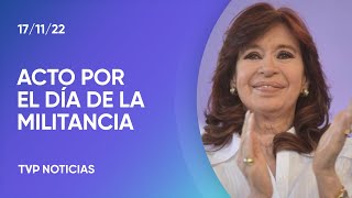 Llegan los militantes para el acto que tendrá como oradora a Cristina Fernández de Kirchner