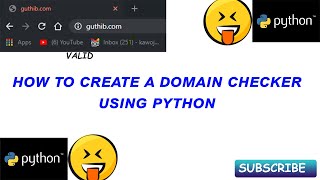 How to create a Domain availability checker using Python | Always Appear