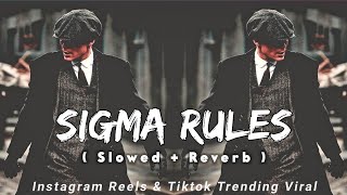 Sigma Rule | Slowed And Reverb | Bad Boy Attitude Song | New Lofi Song 2023