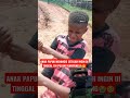 TIDAK INGIN DI TINGGAL ANAK PAPUA TARIK TARIK TANGAN ANGGOTA TNI😭#kopassus #tni #tniindonesia #intel