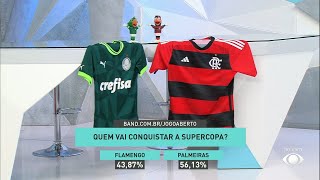 Debate Jogo Aberto: Quem leva a Supercopa? Palmeiras ou Flamengo?