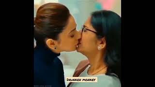 Rakul Preet Singh kisses Rohini in Manmadhudu 2 #shorts