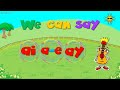 long vowel letter a ai a e ay english4abc phonics song