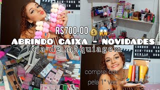 ABRINDO CAIXA - NOVIDADES NA MINHA LOJA DE MAQUIAGEM ONLINE - Comprei box pela primeira vez 🥰