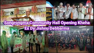 Bru Songrongma Open Hall Opening kheha Ex Dy CM Jishnu Debbarma