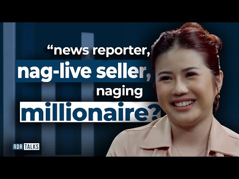 #rdrtalks "news reporter, nag-live seller, naging millionaire?"