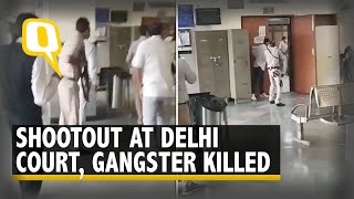 Shootout at Delhi's Rohini Court, Gangster Jitendra Gogi, 4 Others Killed | The Quint