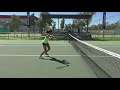 andrea campodónico tennis recruiting video 2019