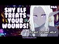 f4a a shy elf treats your wounds personal attention aura reading healing