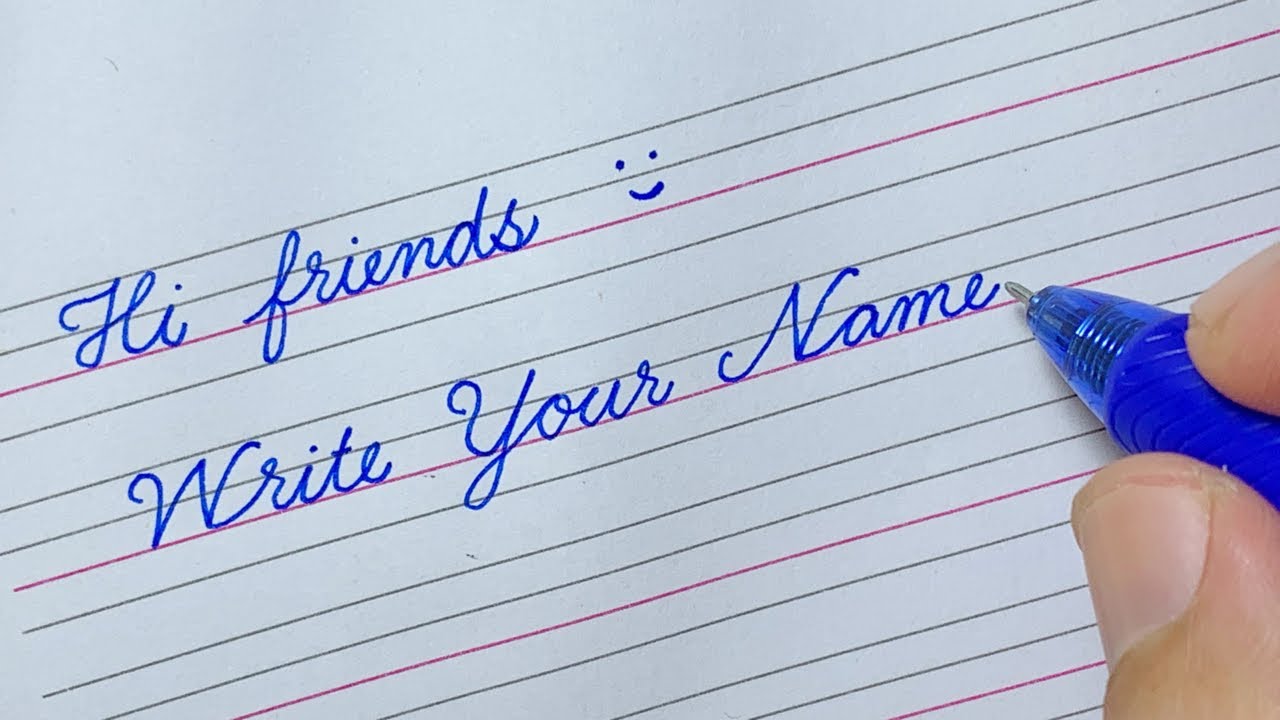 How To Write Your Name In Cursive Letters Infoupdate Org How To Write Your Name In Cursive Letters Infoupdate Org