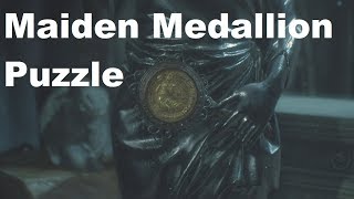 Resident Evil 2 Remake [Claire 2nd Run] - Maiden Medallion Puzzle