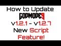 How To Update Godmode9 - v1.2.1 to v1.2.7 - New Scripting Feature = Automate GM9 Processes